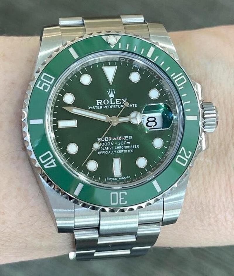 Rolex Submariner / Verte (Hulk)