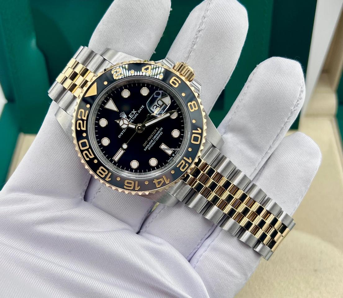 Rolex GMT-Master II Jubilee Silber / Gold