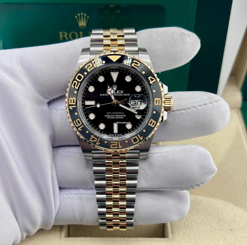 Rolex GMT-Master II Jubilee Silber / Gold