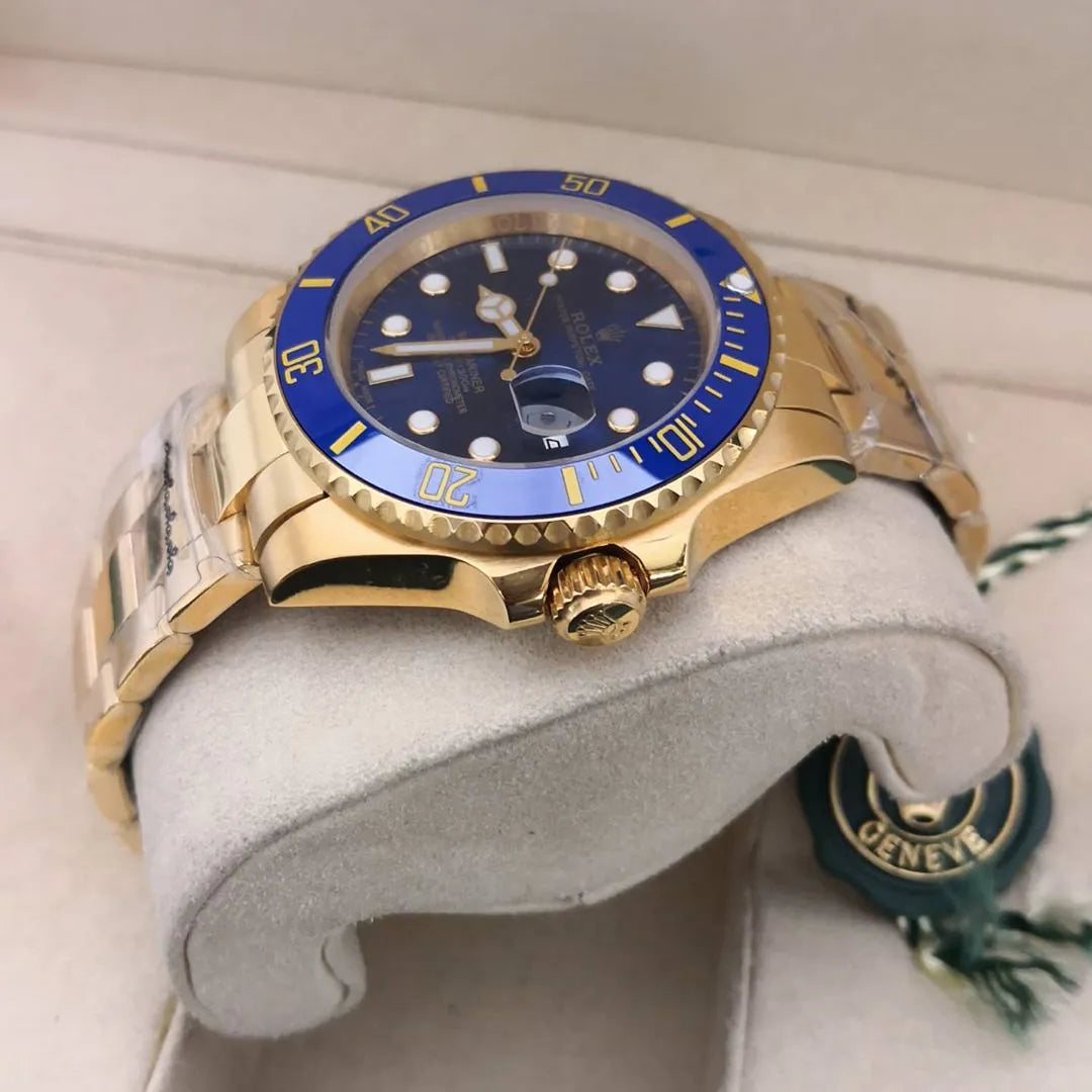 Rolex Submariner Jubilee Or / Bleu