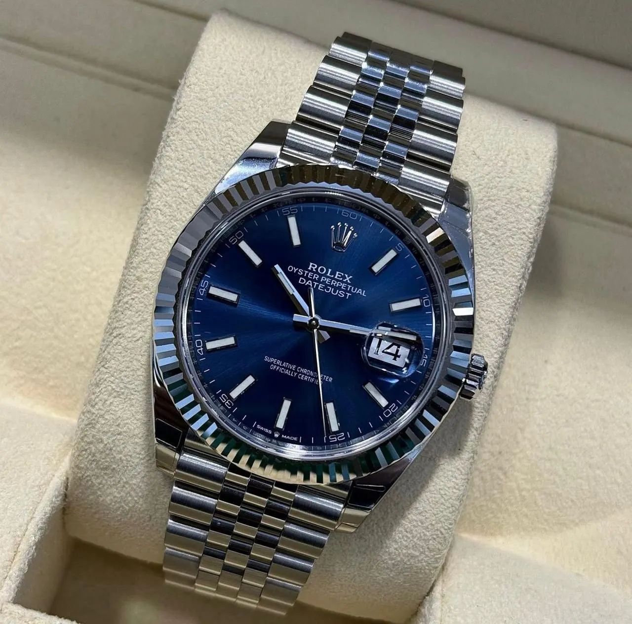 Rolex Datejust Jubilee / Bleu