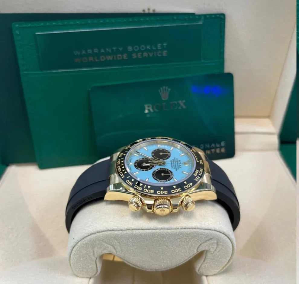 Rolex Daytona / Or Bleu-Turquoise