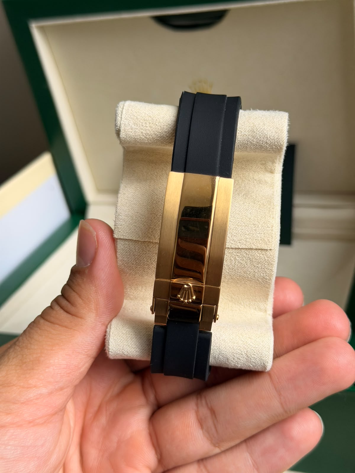 Rolex Daytona / Gold Blau-Türkis