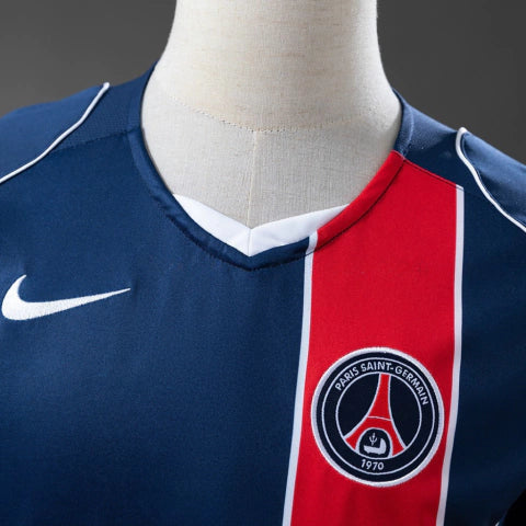 Maillot Rétro PSG 0405 Homme - Bleu et Rouge