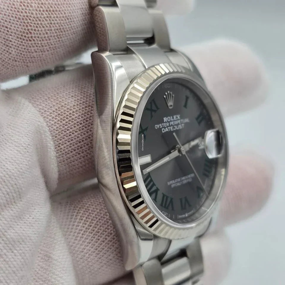 Rolex Datejust Jubilee / Metallicgrau