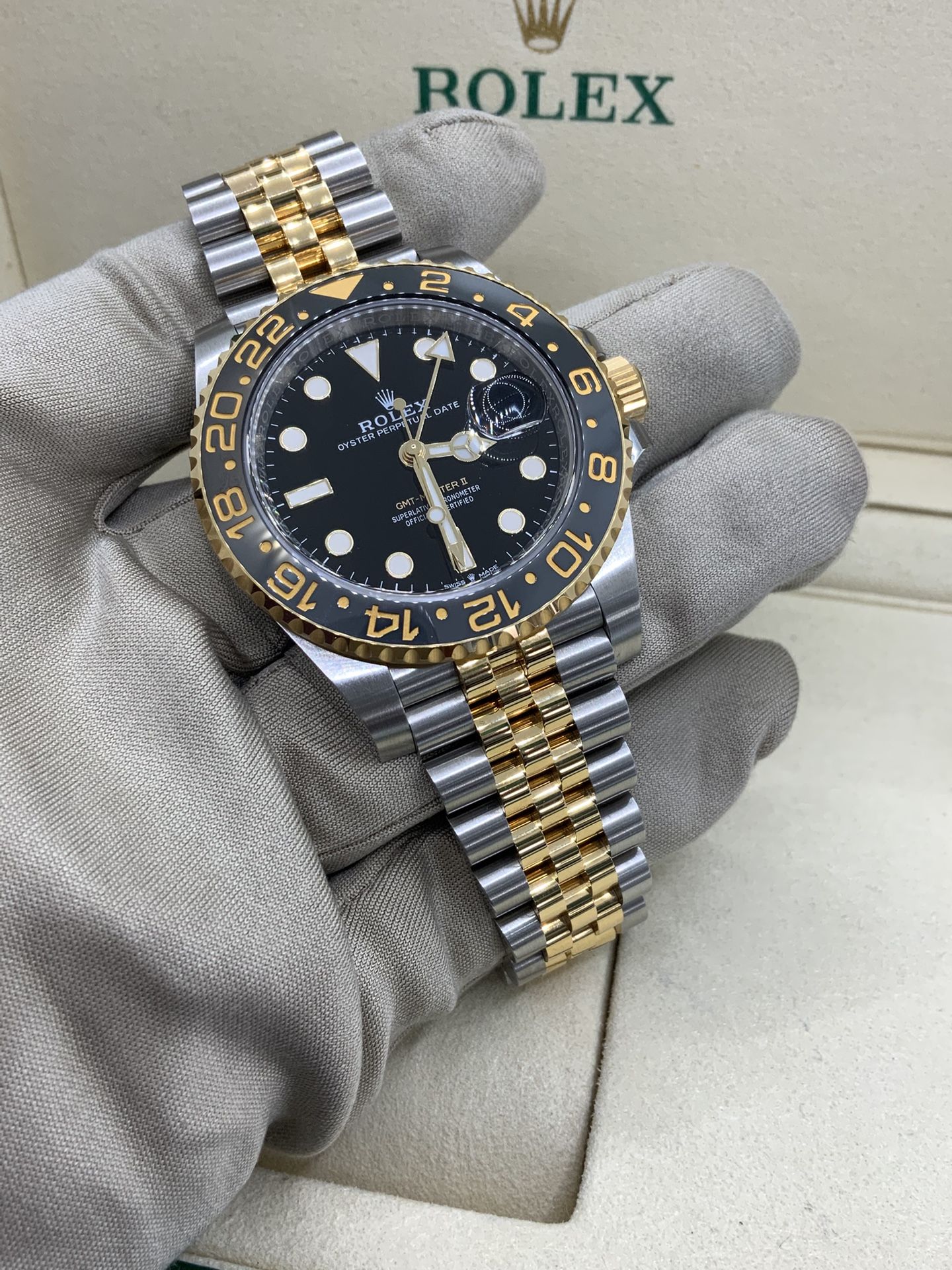 Rolex GMT-Master II Jubilé Argent / Or