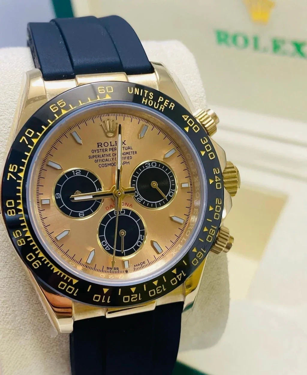 Rolex Daytona / Gold Kautschuk