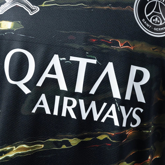 Maillot PSG Quatrième 25/26 Night Edition Homme Supporter - Noir