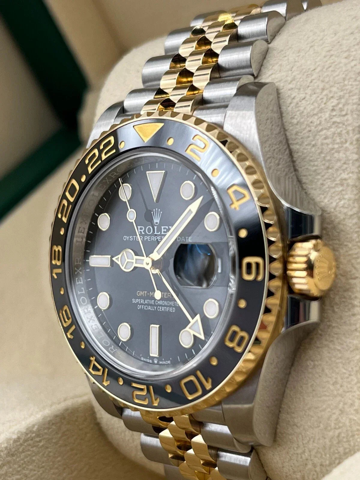 Rolex GMT-Master II Jubilee Silber / Gold