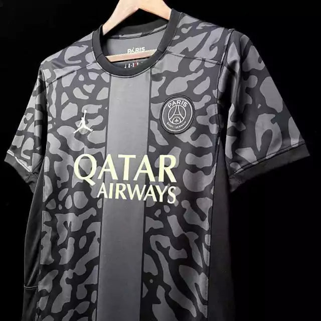 Maillot PSG Troisième 2324 Jordan Homme Supporter SN° - Noir